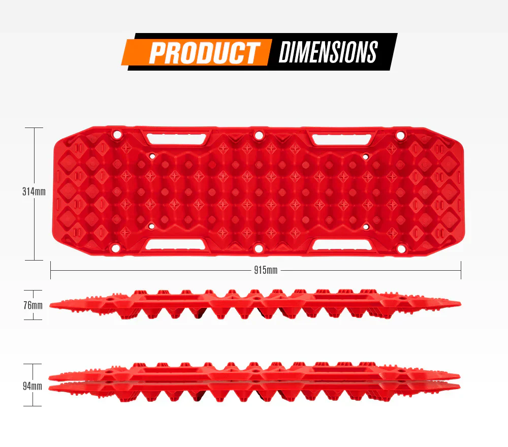 10 TON Heavy Duty Red Recovery Track - Image 10