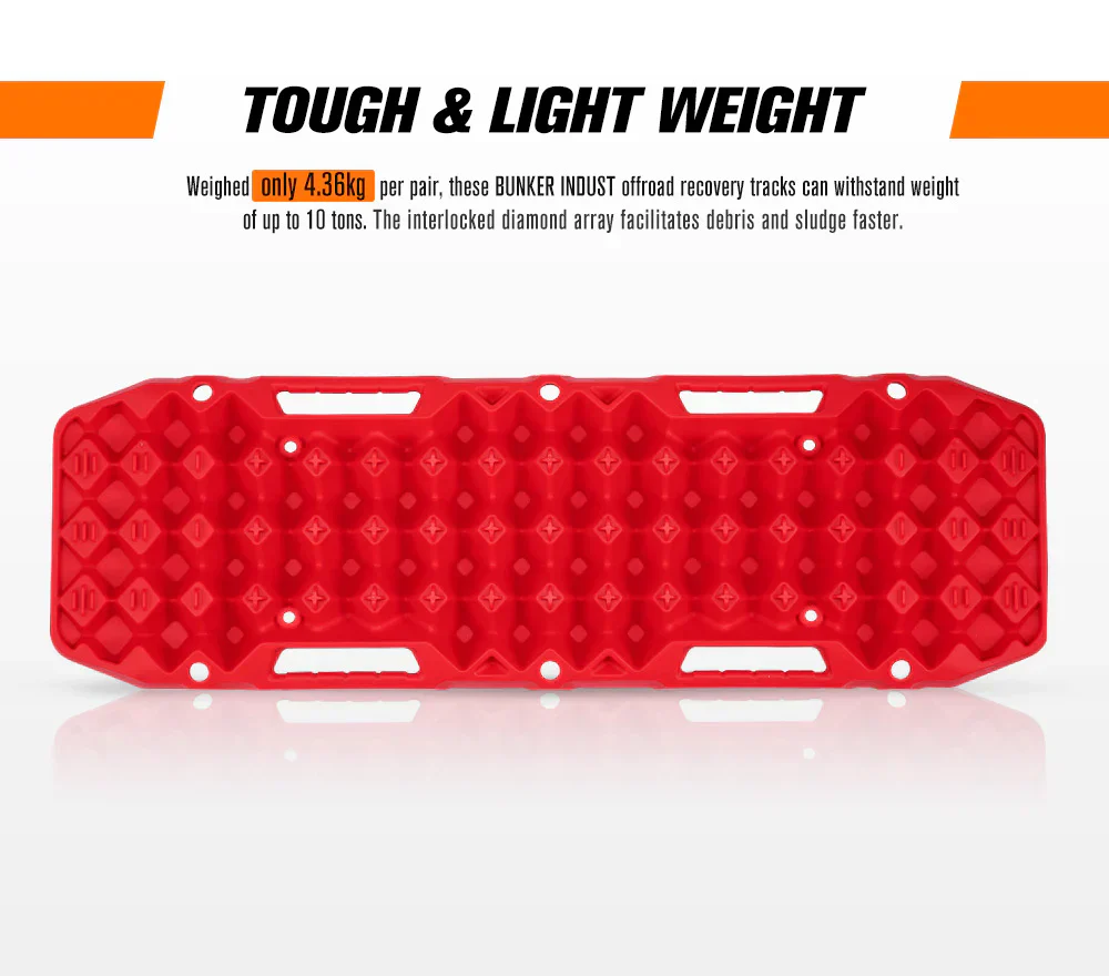 10 TON Heavy Duty Red Recovery Track - Image 4