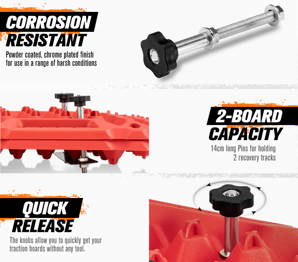 10 TON Heavy Duty Red Recovery Track - Image 9