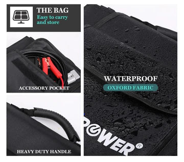 12V 200W Folding Solar Panel Blanket (Online Only) - Image 6