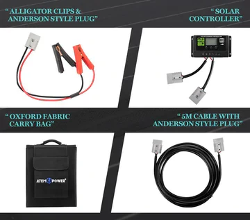 12V 200W Folding Solar Panel Blanket (Online Only) - Image 9