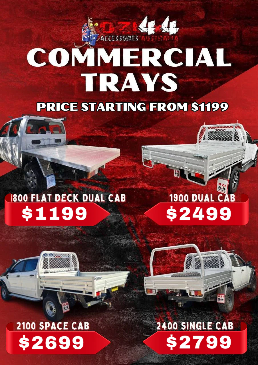 1900 Dual Cab Commercial Aluminium Tray - Image 3