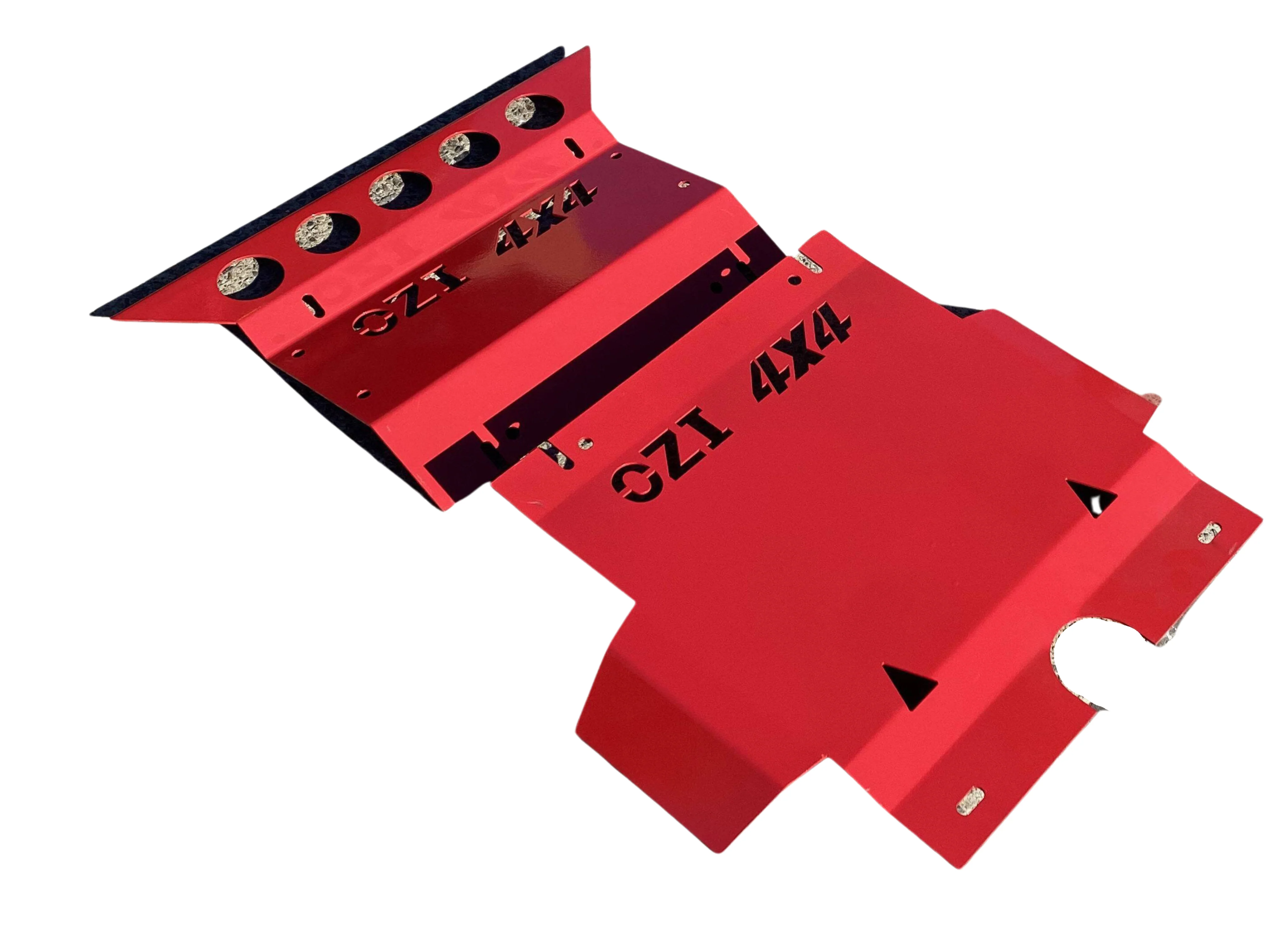 2 pcs Bash Plate Red Suitable For Toyota Hilux 2005-2015 Type II - Image 3