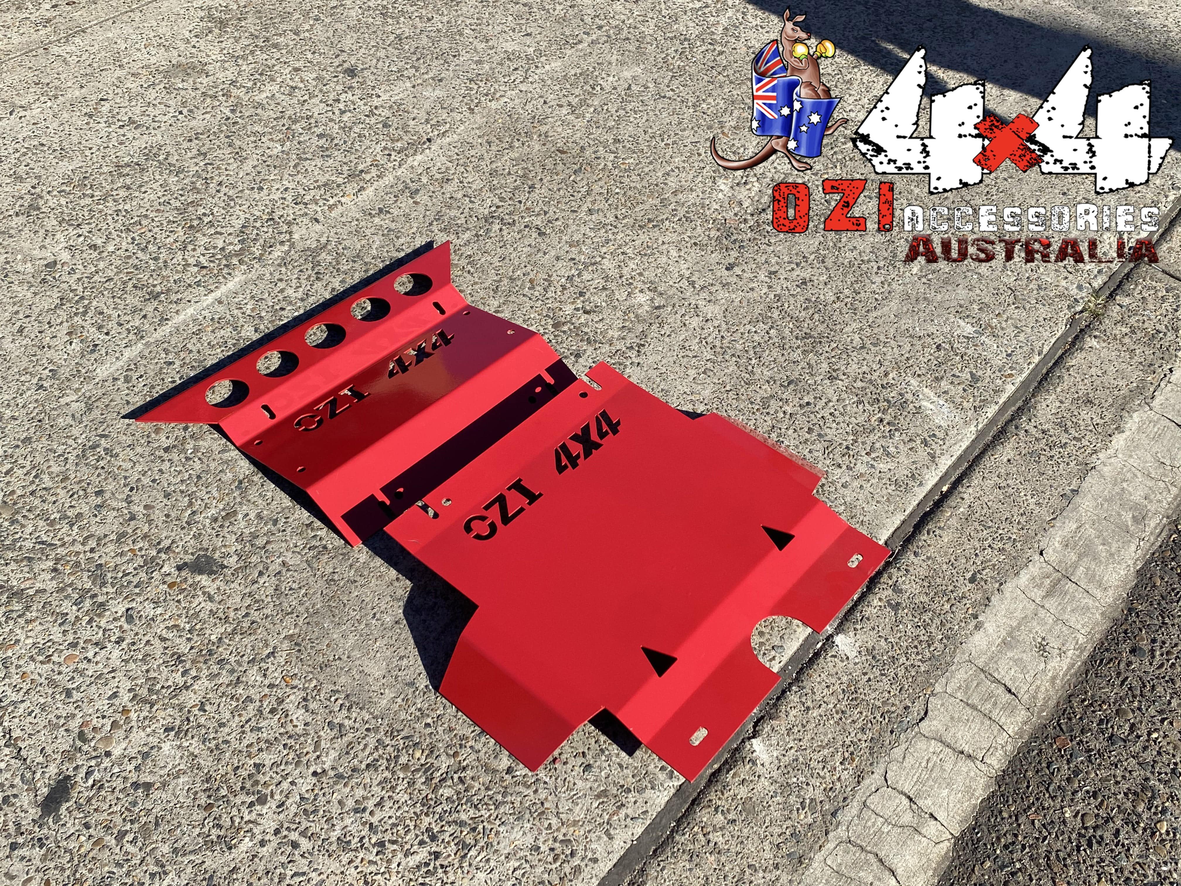 2 pcs Bash Plate Red Suitable For Toyota Hilux 2005-2015 Type II - Image 4