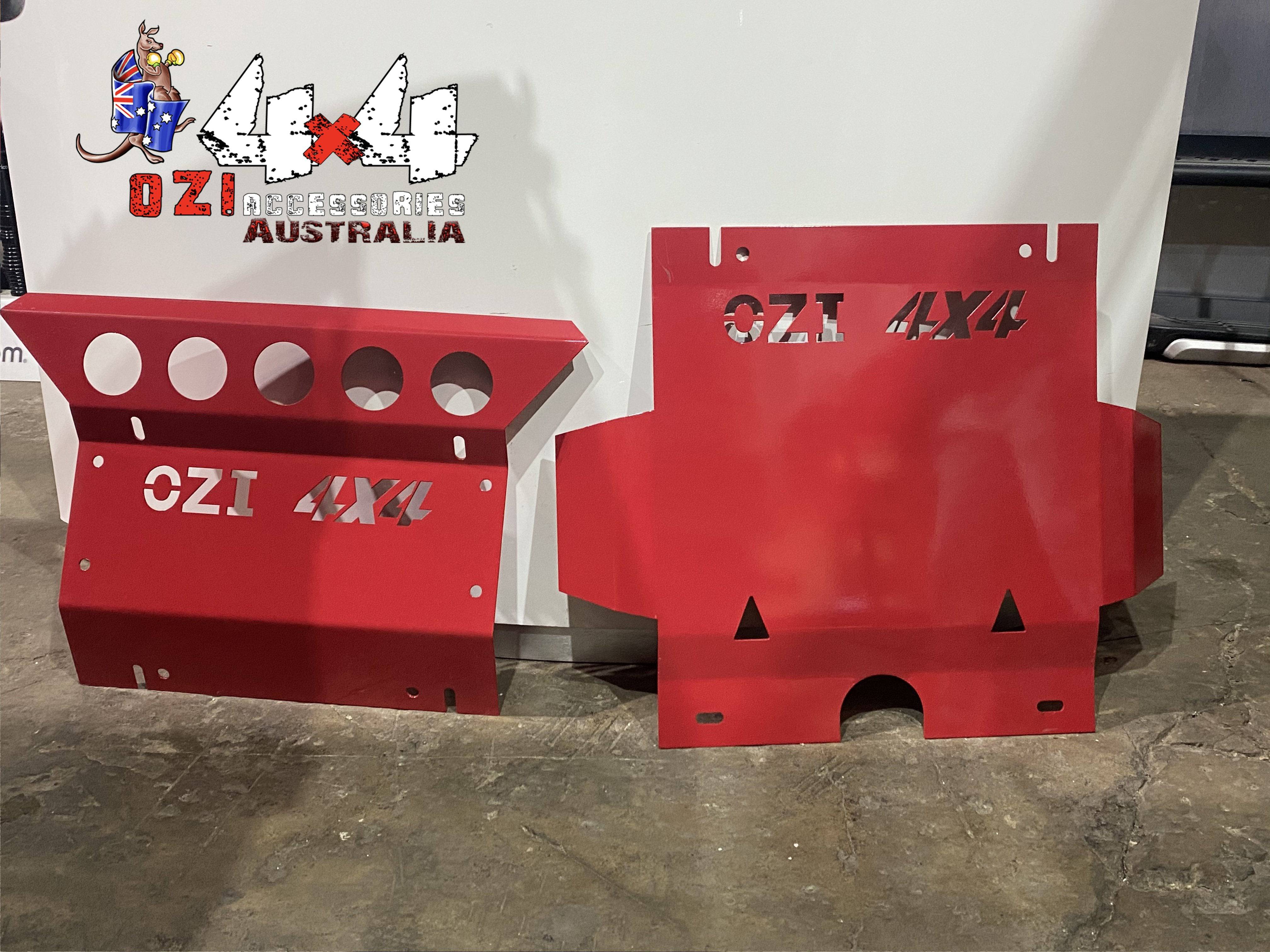 2 pcs Bash Plate Red Suitable For Toyota Hilux 2005-2015 Type II - Image 6