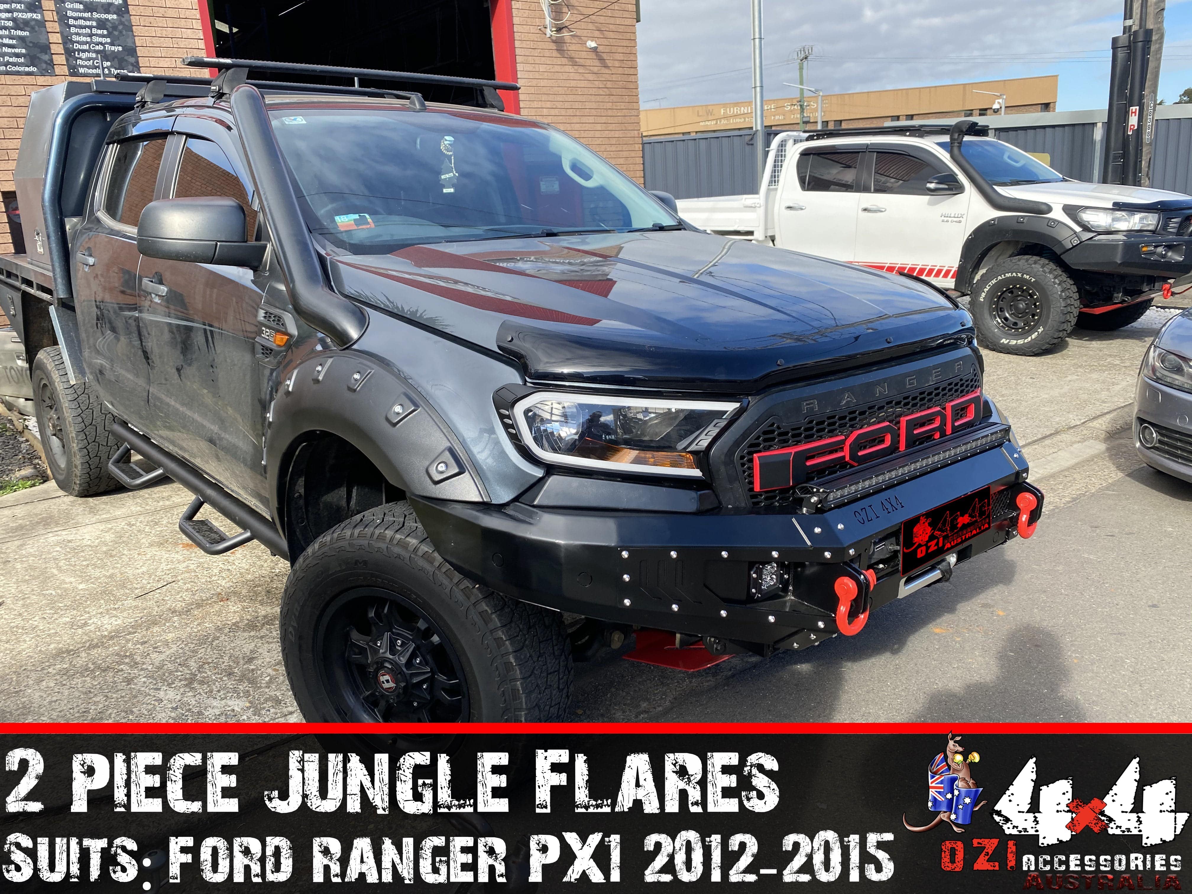 2 pcs Front Jungle Flares Suits Ford Ranger  PX1 2011-2014 - Image 4