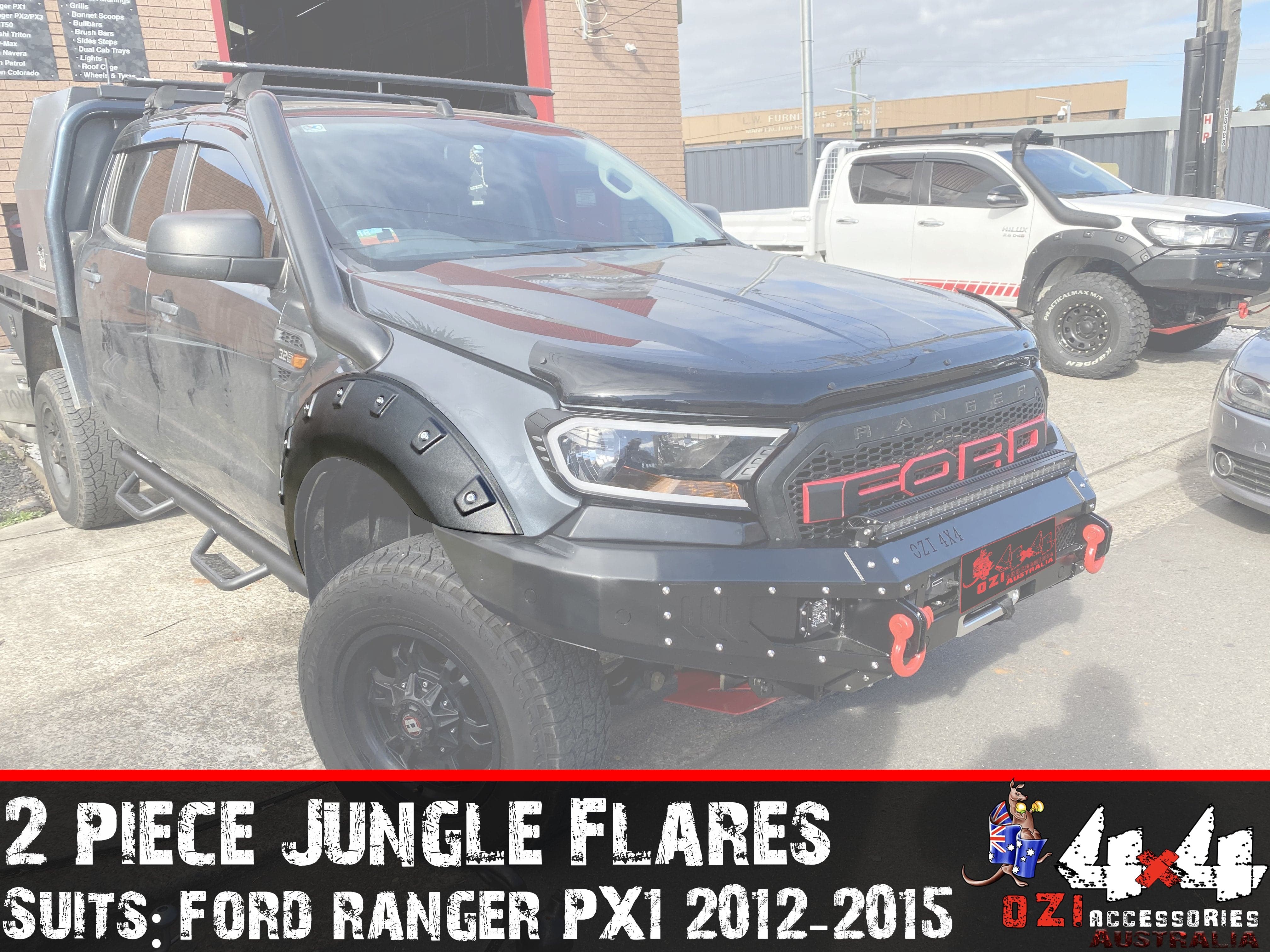 2 pcs Front Jungle Flares Suits Ford Ranger  PX1 2011-2014 - Image 5
