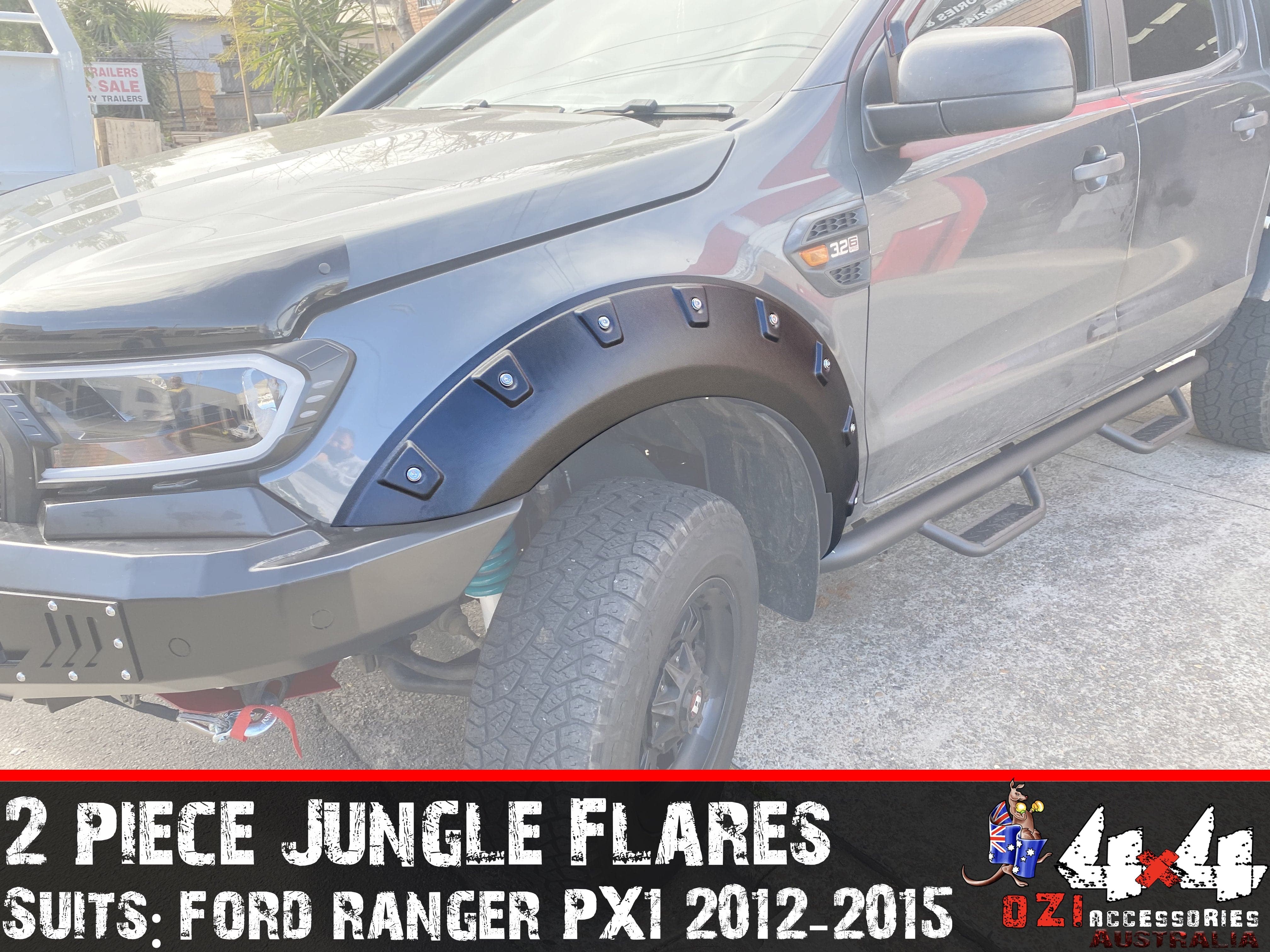 2 pcs Front Jungle Flares Suits Ford Ranger  PX1 2011-2014 - Image 9