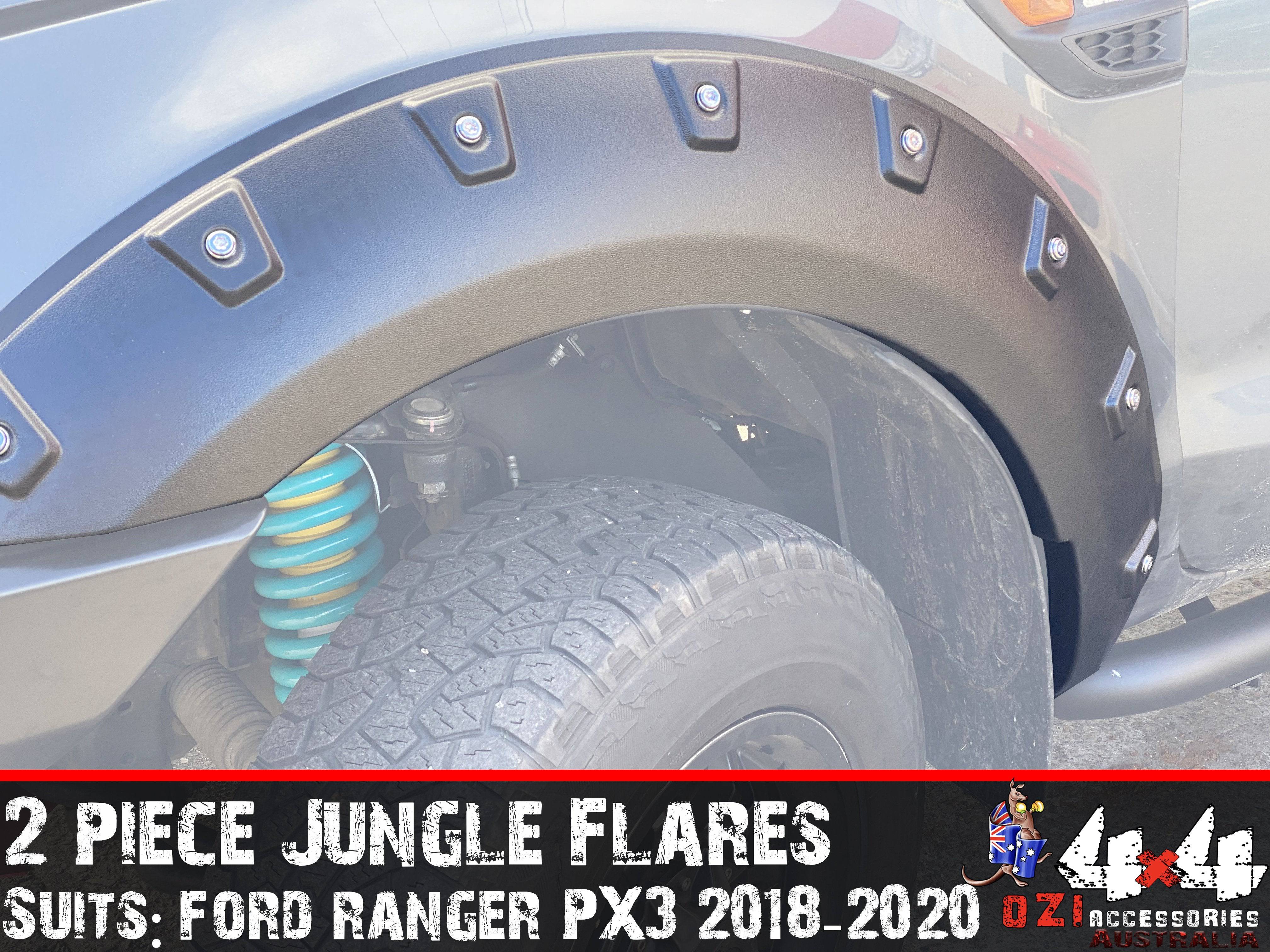 2 pcs Front Jungle Flares Suits Ford Ranger PX3 2018-2020 - Image 10