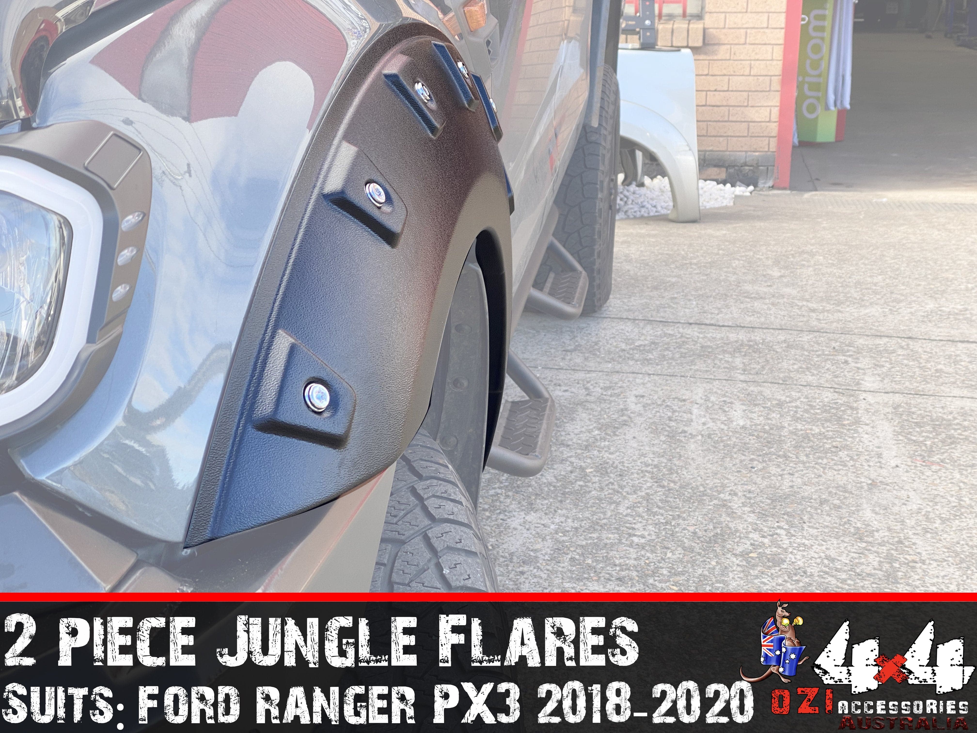 2 pcs Front Jungle Flares Suits Ford Ranger PX3 2018-2020 - Image 6