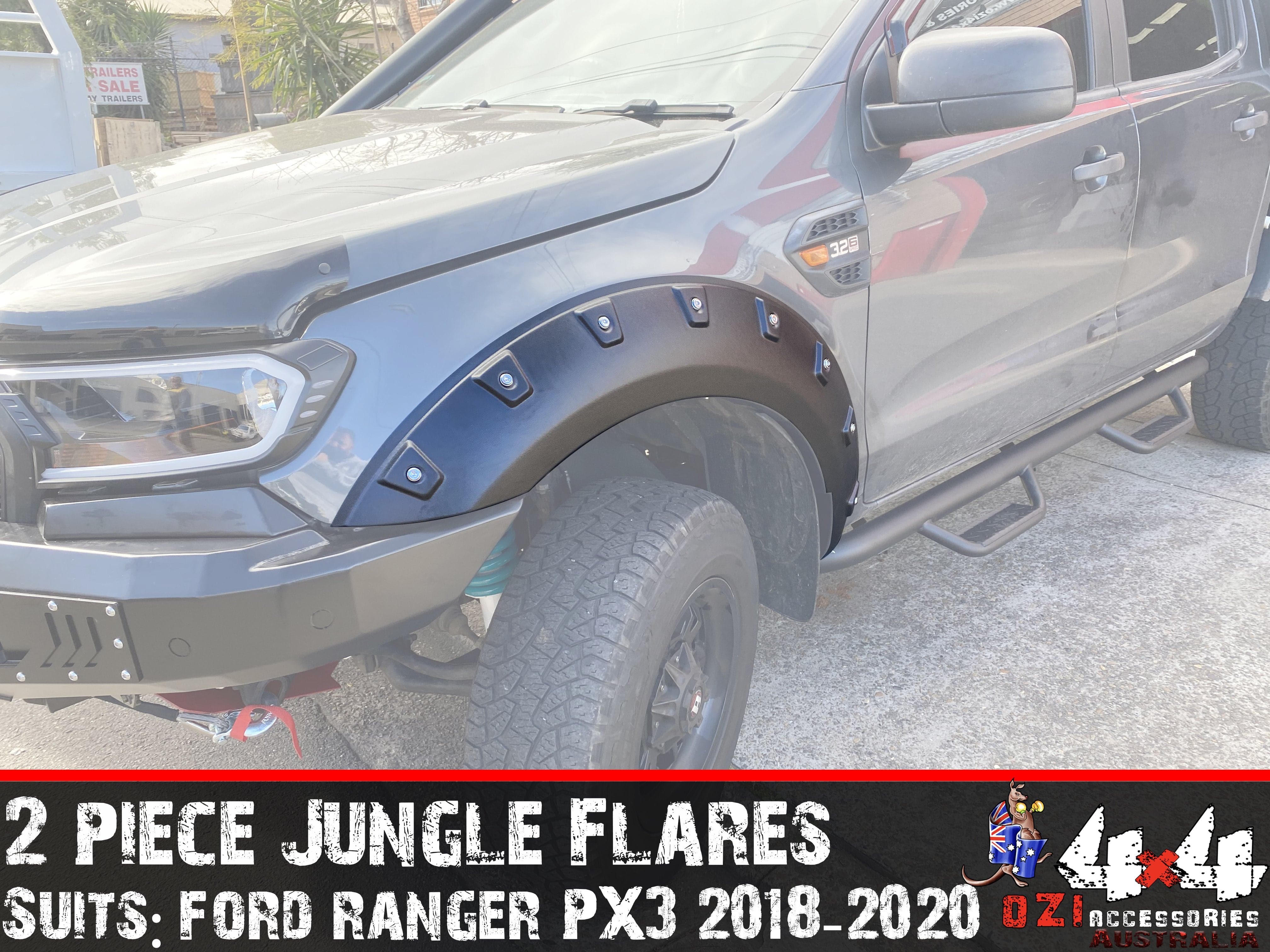 2 pcs Front Jungle Flares Suits Ford Ranger PX3 2018-2020 - Image 8