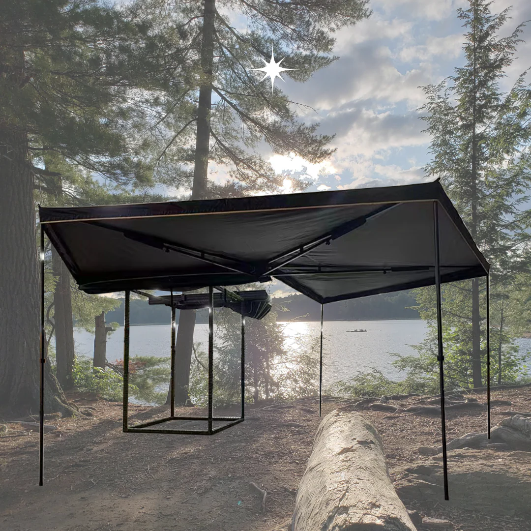 270 Awning Free Standing + Pole Ripstop Canvas | UPF50+ | High Quality CBZ-01 - Image 10