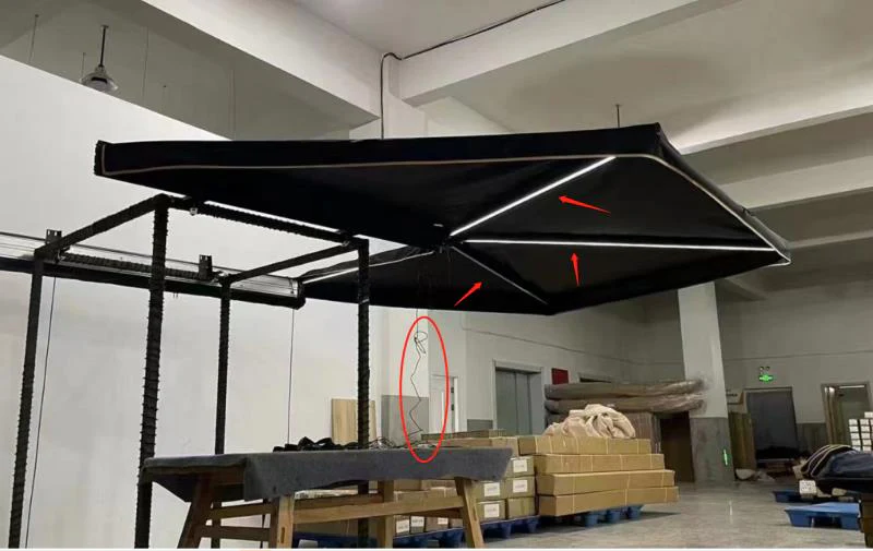 270 Awning Free Standing + Light Awning Ripstop Canvas | UPF50+ | High Quality CBZ-02 - Image 4