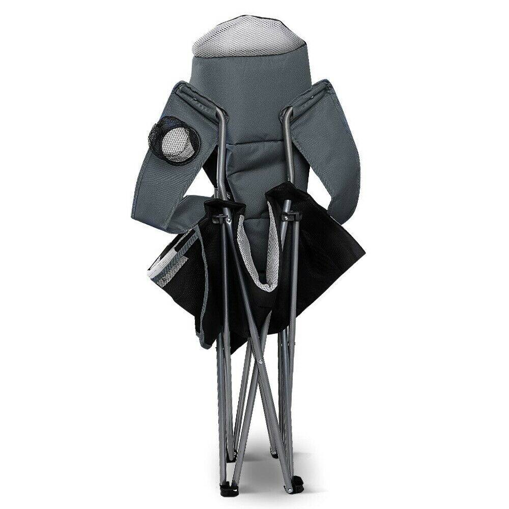 2 x Folding Camping Chairs Weisshorn Outdoor Beach Fishing BBQ (Online Only) - Image 6