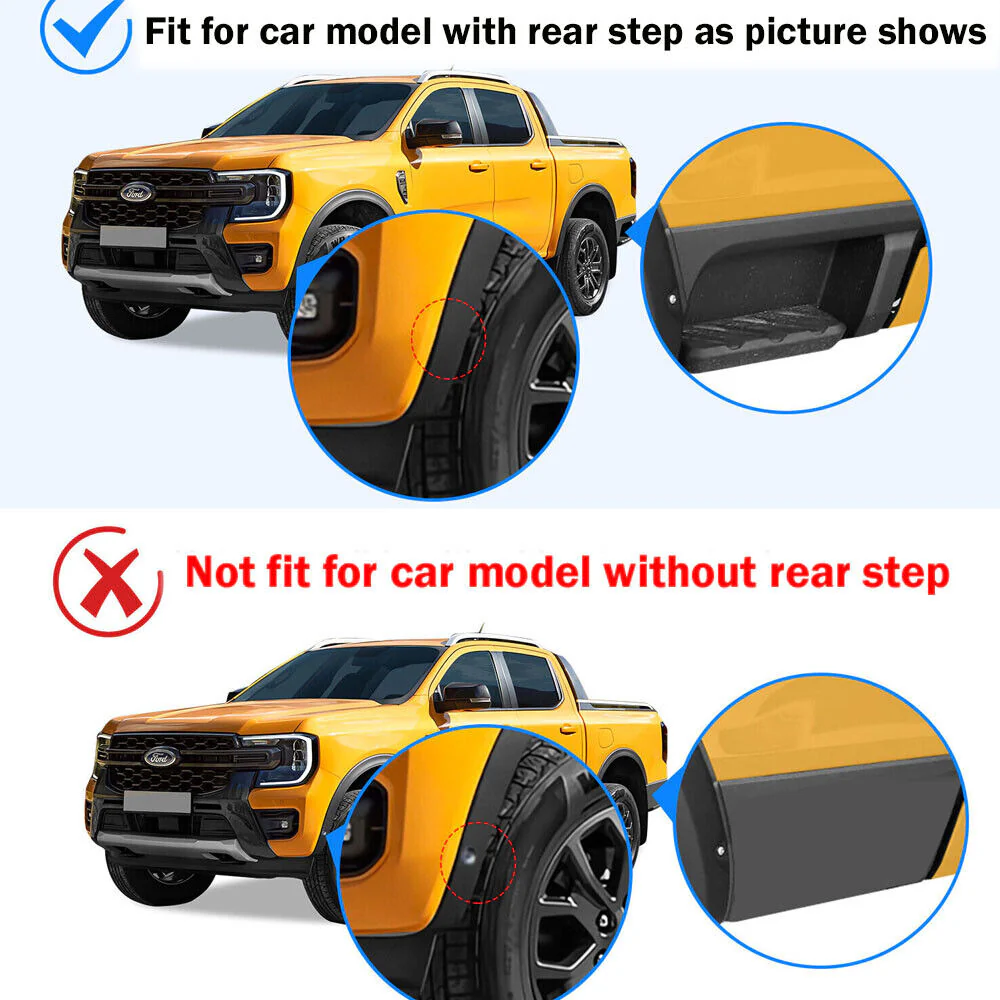 3 inch OEM Flares Suits Ford Ranger XLT,XLS,XL T9 2022+ - Image 13