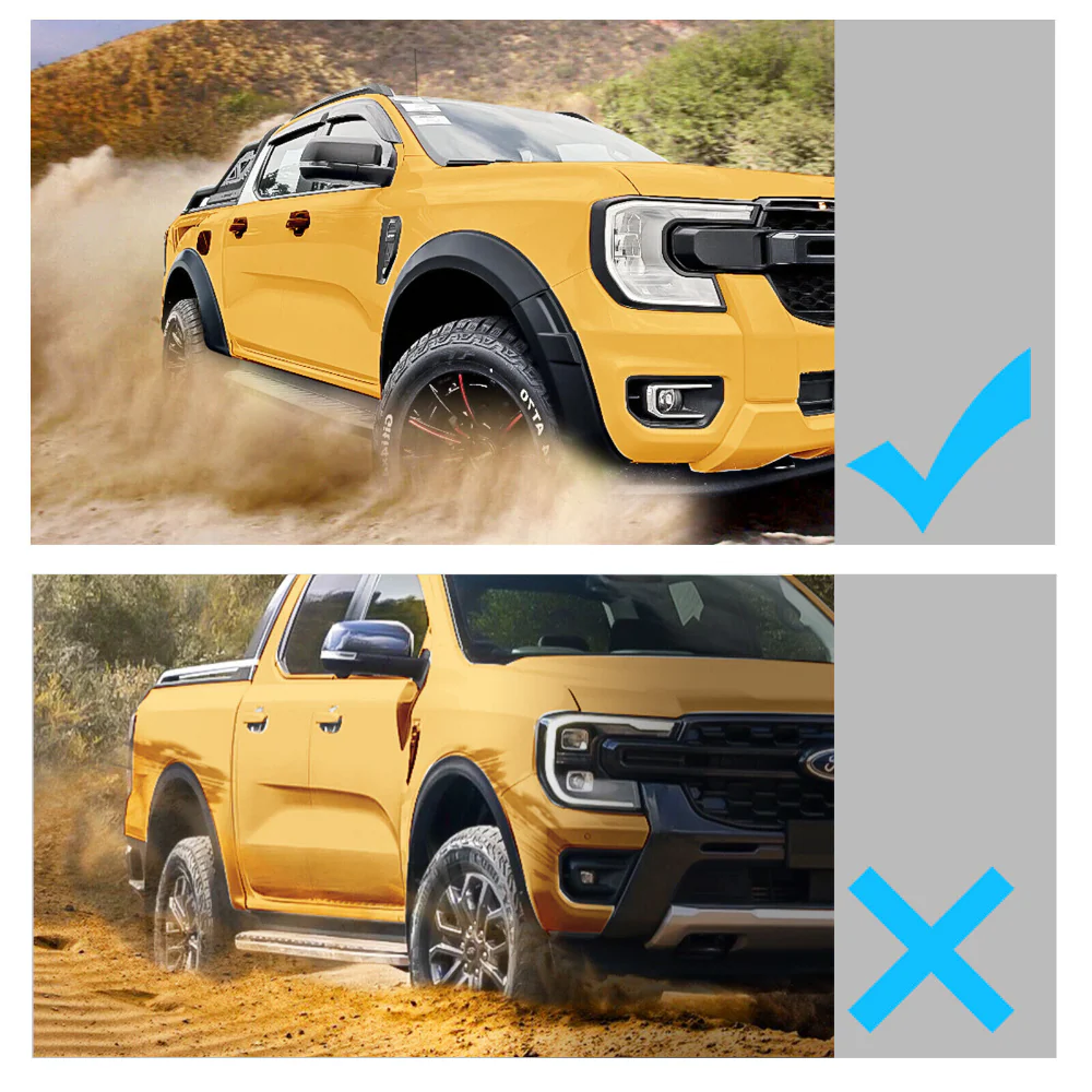 3 inch OEM Flares Suits Ford Ranger XLT,XLS,XL T9 2022+ - Image 4