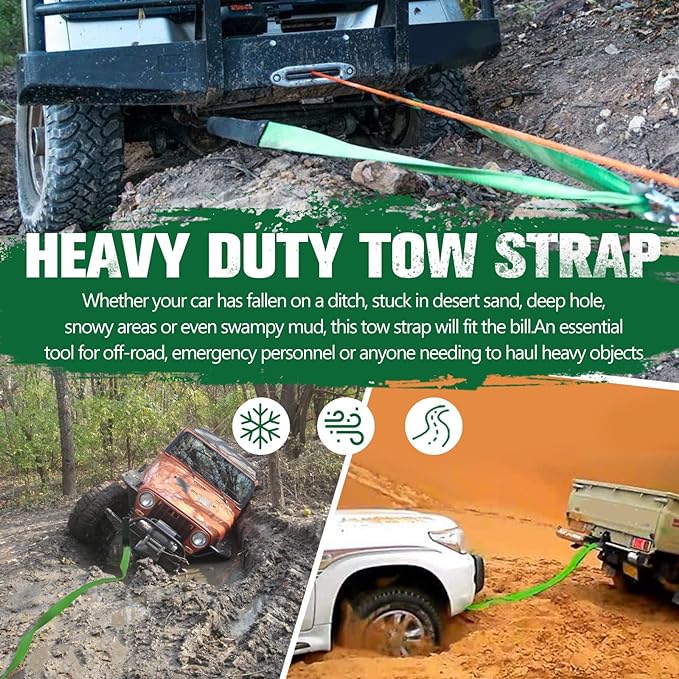 20ft Green Snatch Strap - Image 5