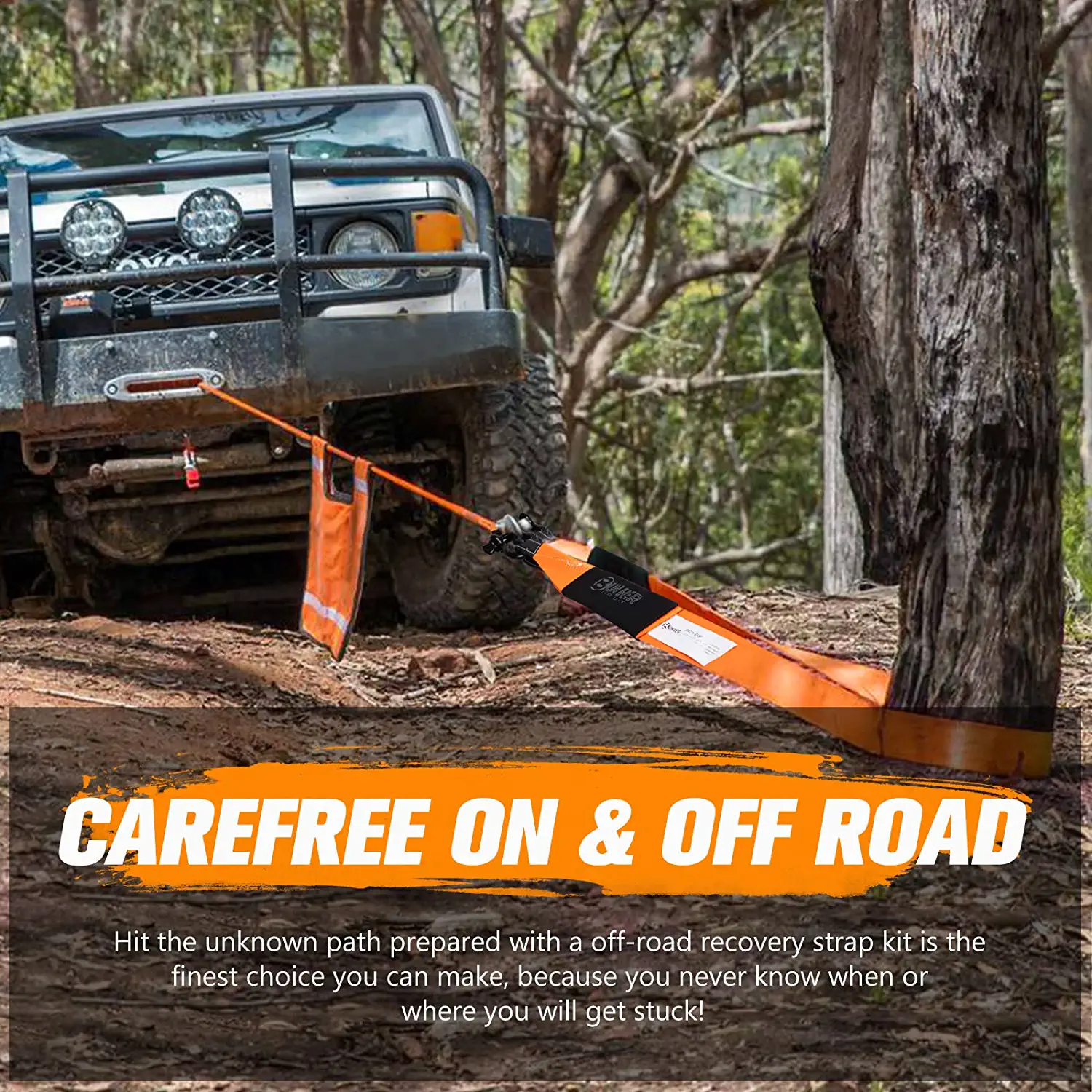 20ft Orange Snatch Strap - Image 5