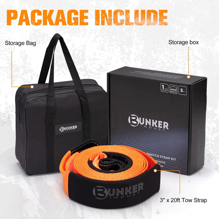 20ft Orange Snatch Strap - Image 7