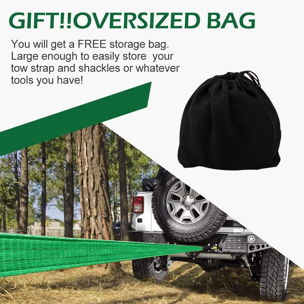 30ft Green Snatch Strap - Image 4