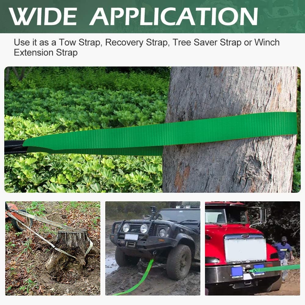 30ft Green Snatch Strap - Image 5