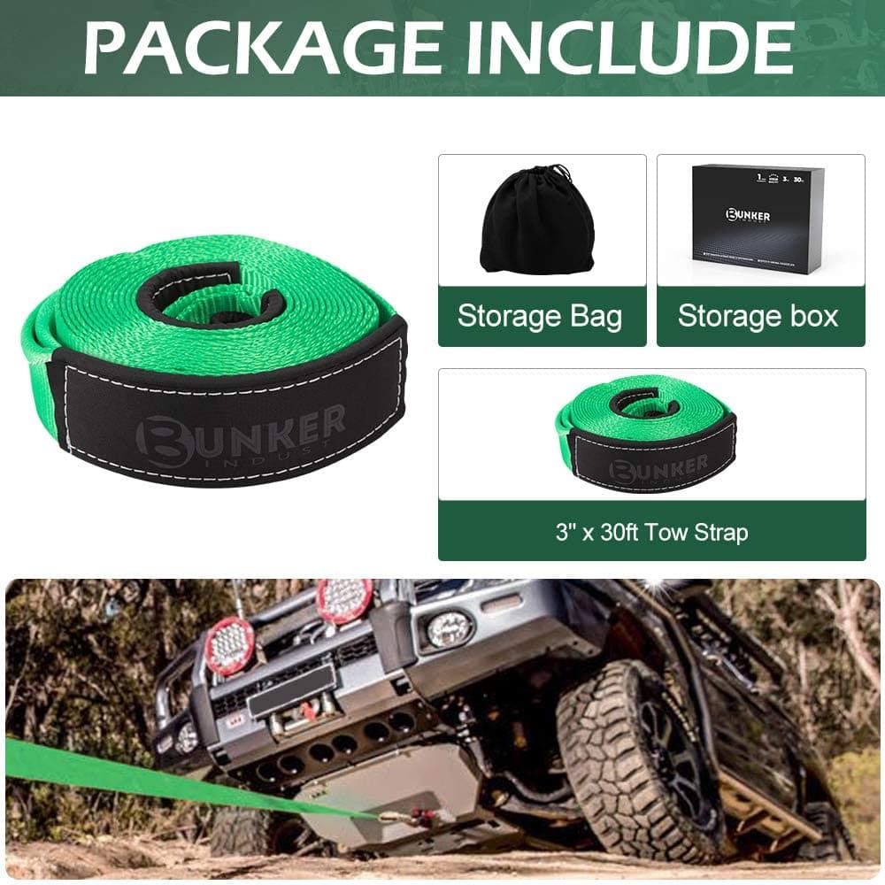 30ft Green Snatch Strap - Image 7