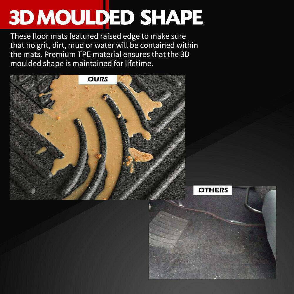 3D floor Mat Liner Suits Ford Ranger PX 2011-2022 - Image 10