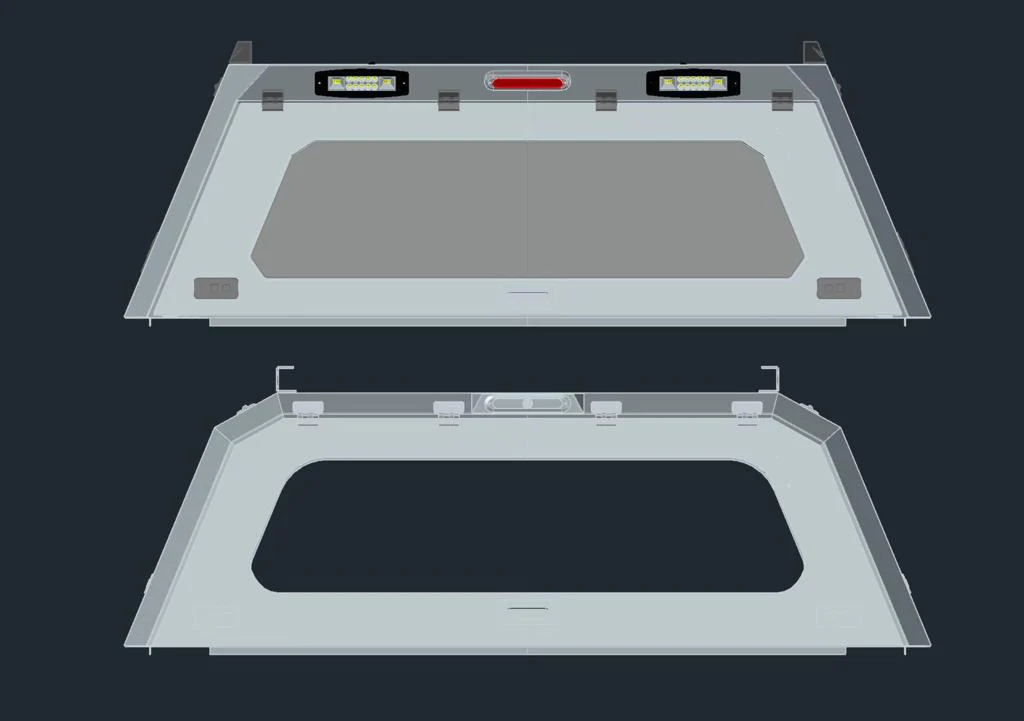 Amazon Aluminium Tub Canopy (Gen 3) Suitable For Toyota Landcruiser 79 Series Dual Cab 2007+ - Image 20