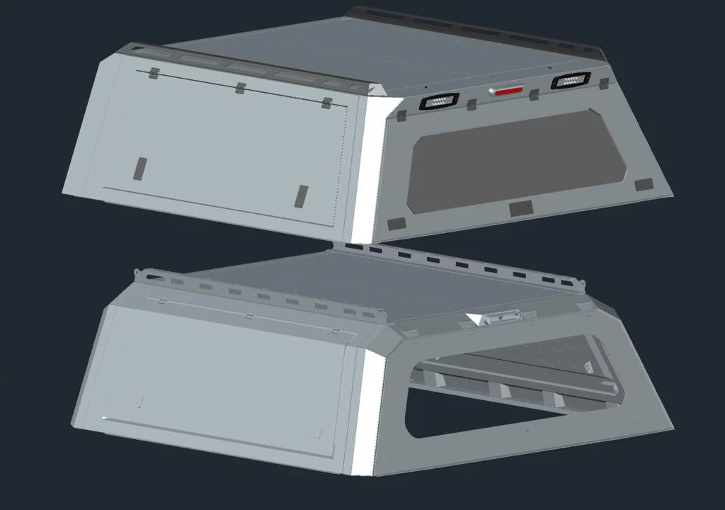 Amazon Steel Tub Canopy (Gen 3) Suitable For Toyota Landcruiser 79 Series Dual Cab 2007-2023 - Image 32