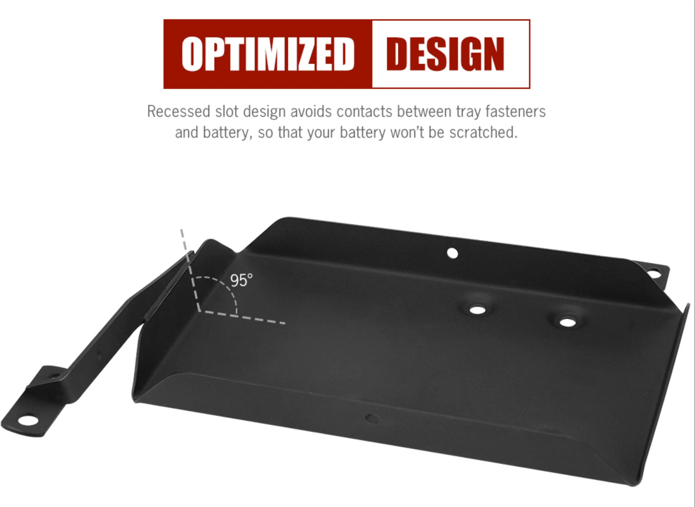 Black Dual Battery Tray Suits Nissan Patrol GU 1998 -2015 (Online Only) - Image 8