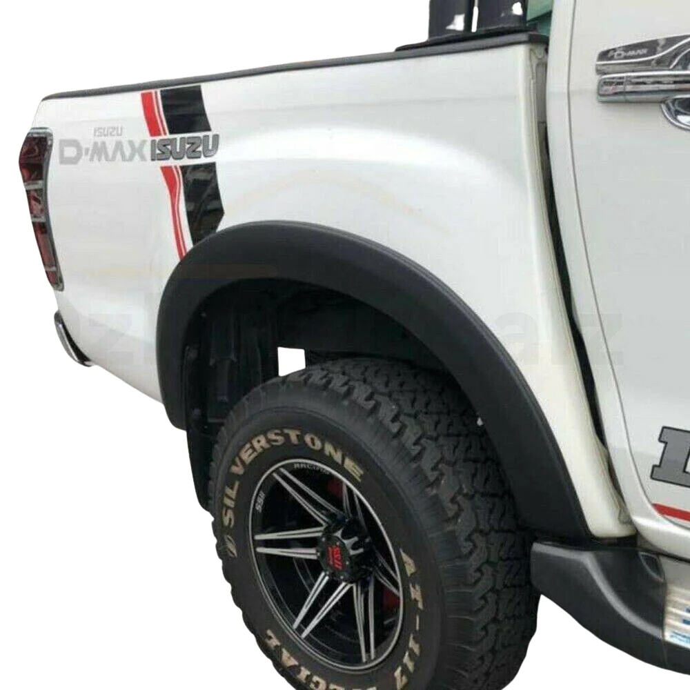 6 pcs Fender Flares Black OEM suits Isuzu DMAX 2017 - 2019 - Image 10