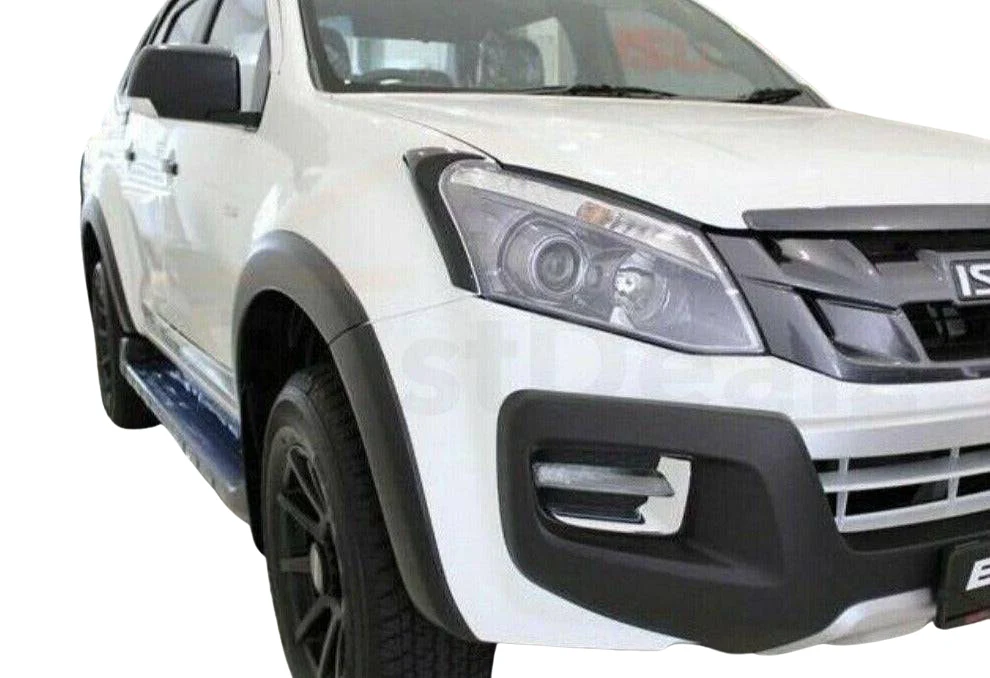 6 pcs Fender Flares Black OEM suits Isuzu DMAX 2017 - 2019 - Image 12