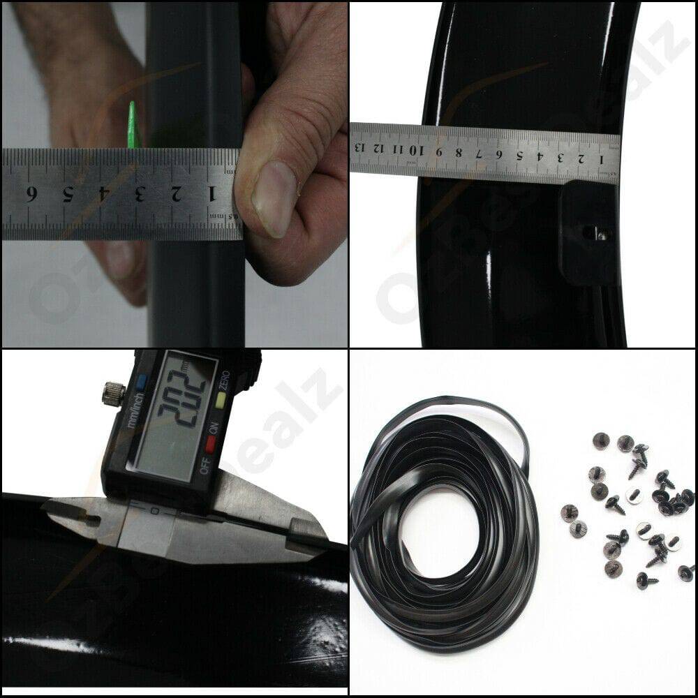 6 pcs Fender Flares Black OEM suits Isuzu DMAX 2017 - 2019 - Image 8