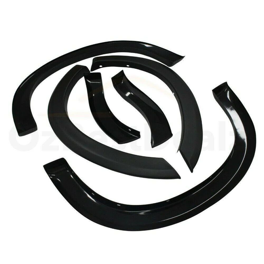6 pcs Fender Flares Black OEM suits Isuzu DMAX 2017 - 2019 - Image 9
