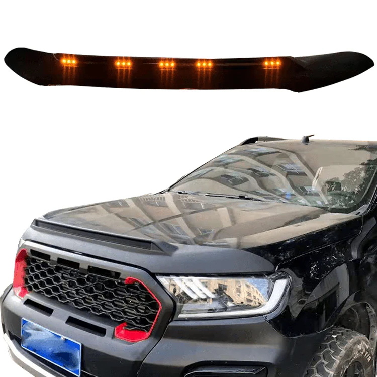 Bonnet Guard with Light Suits Ford Ranger 2015-2021 - Image 4