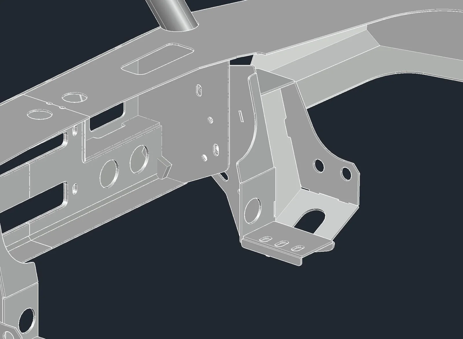 Commercial  Bullbar Suitable for Toyota Hilux 4x4 1995-2004 - Image 3