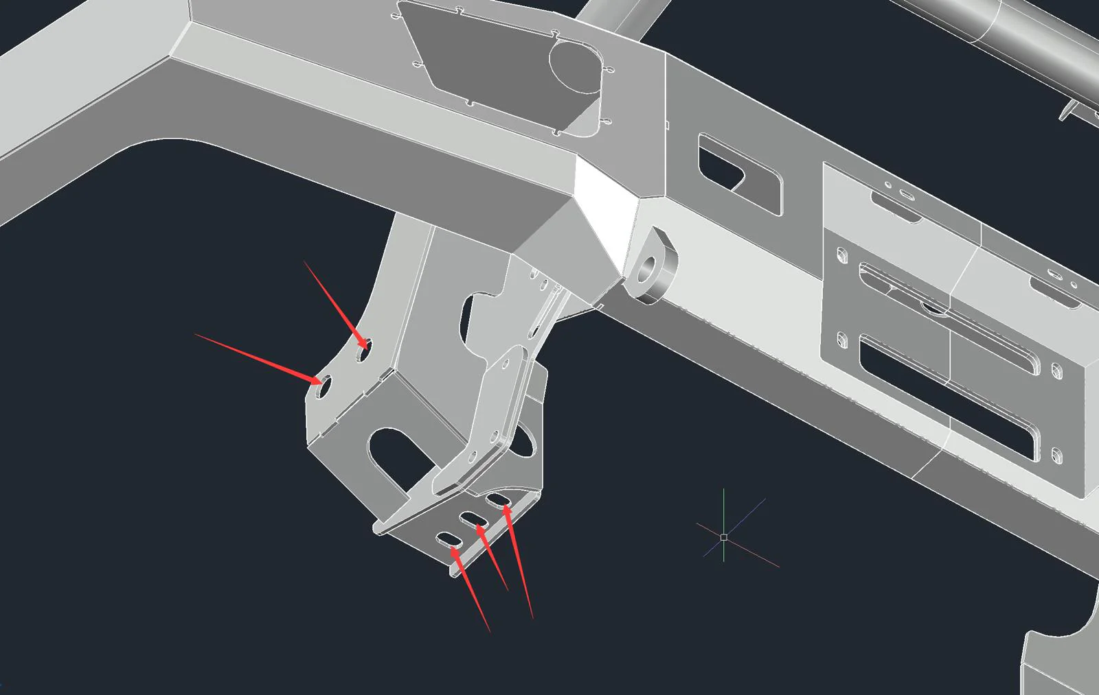 Commercial  Bullbar Suitable for Toyota Hilux 4x4 1995-2004 - Image 4