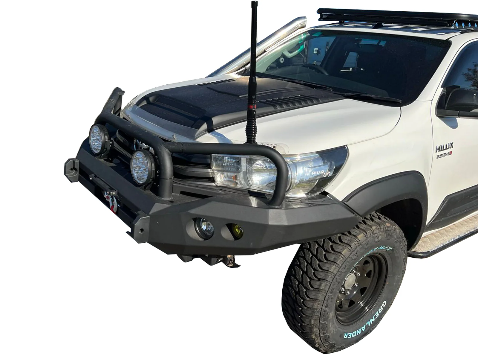 Competition Bullbar Suitable for Toyota Hilux 2015-2019 - Image 11
