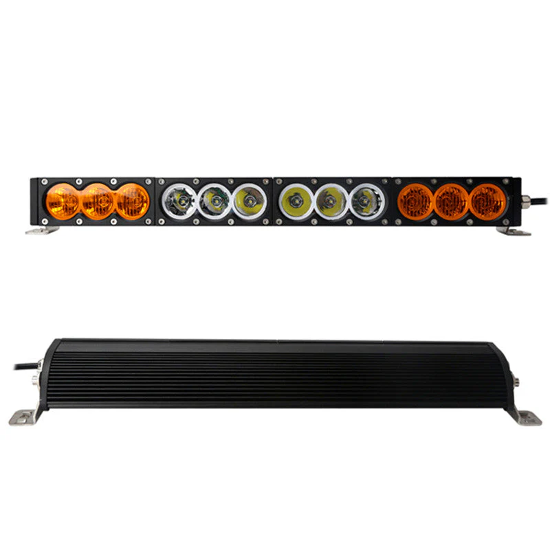 22" CREE LED Orange & White Light Bar - Image 4