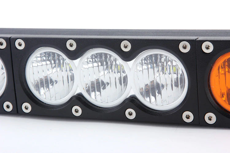 22" CREE LED Orange & White Light Bar - Image 7