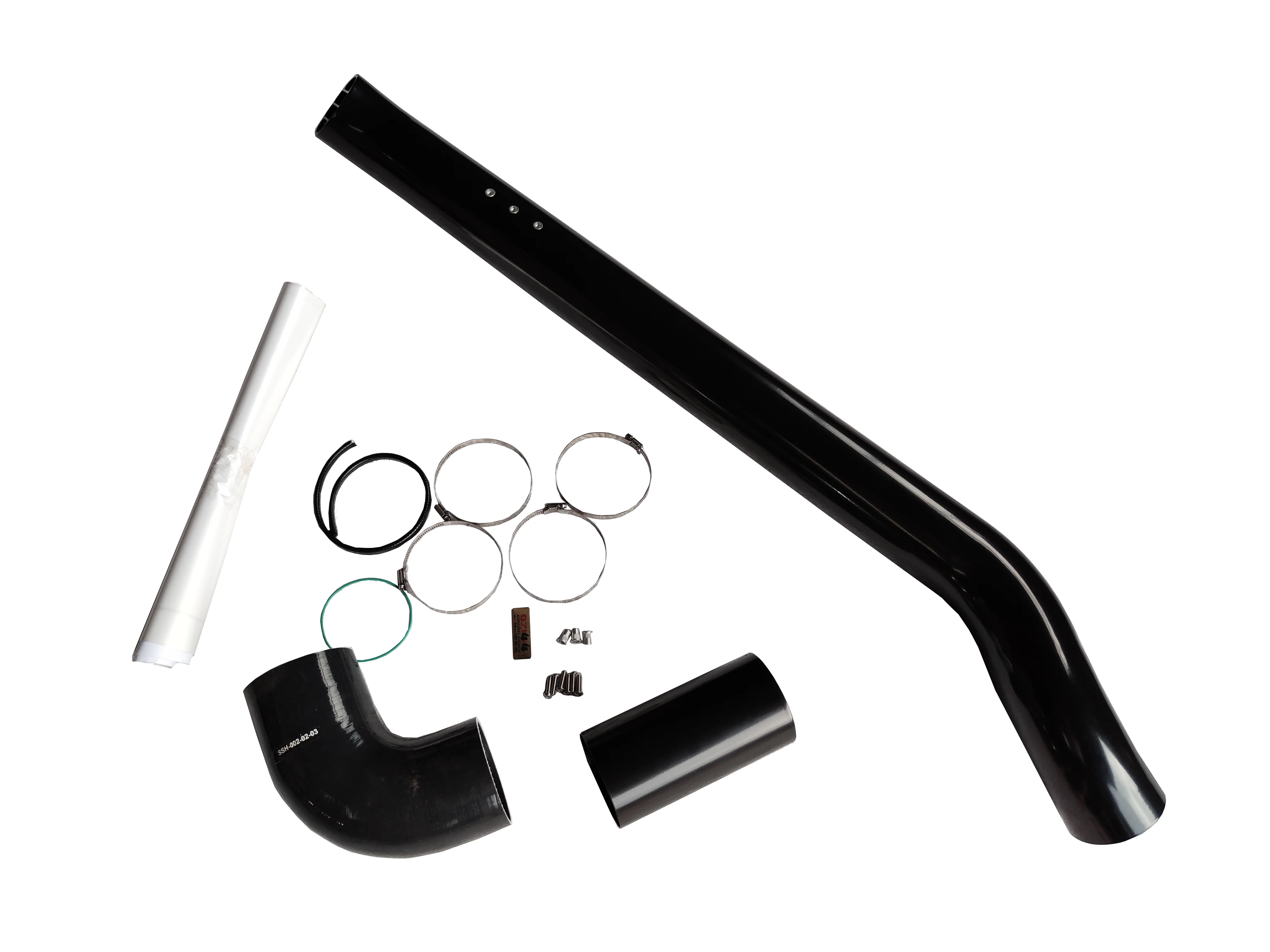 Black Stainless Steel Snorkel Suits Isuzu DMAX 2020 - 2023 - Image 10