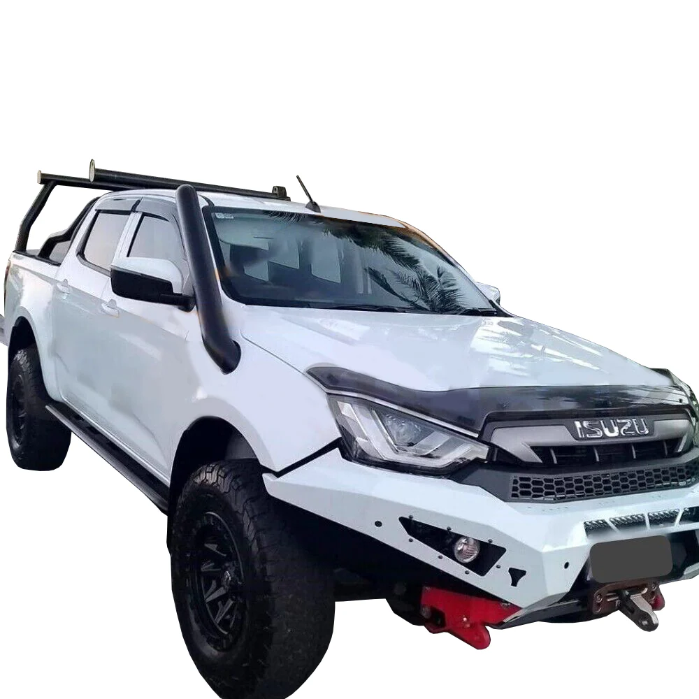 Black Stainless Steel Snorkel Suits Isuzu DMAX 2020 - 2023 - Image 4