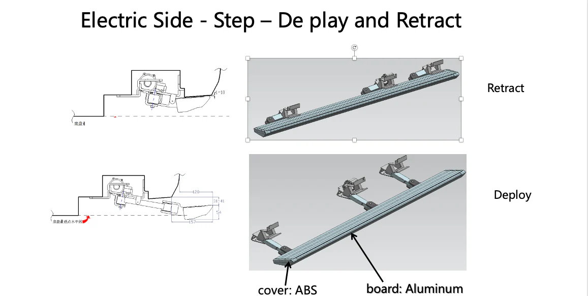 Electrical Side Steps Suits Volkswagen Amarok 2015 -2022 - Image 24
