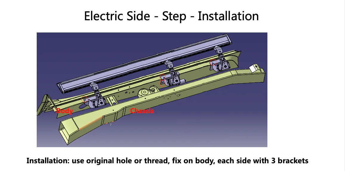 Electrical Side Steps Suits Volkswagen Amarok 2015 -2022 - Image 25
