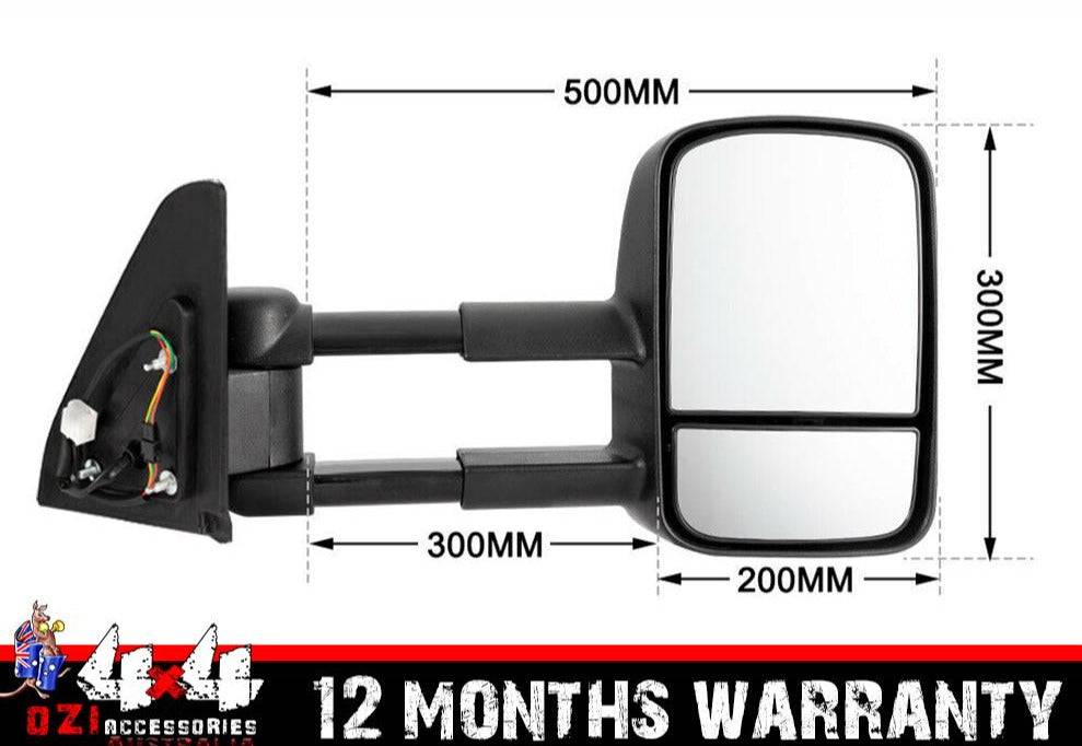 Extendable Towing Mirror Suits Ford Ranger PJ PK 2006-2011 (Blinker) - Image 7