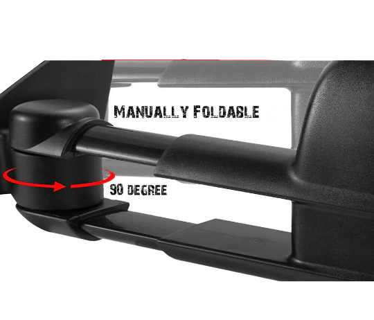 Extendable Towing Mirror Suits Ford Ranger PX1,2,3 2011-2022 (Non Blinker) - Image 8