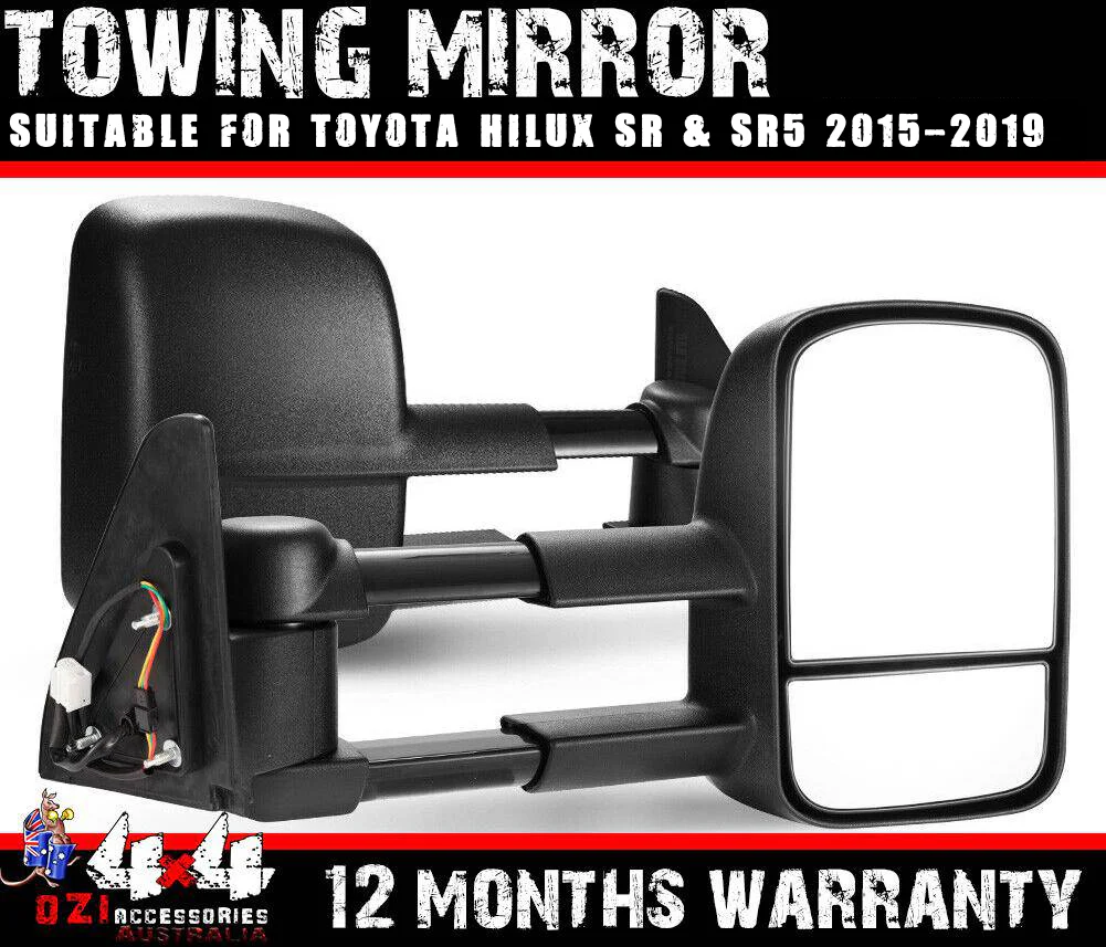 Extendable Towing Mirror Suitable for Toyota Hilux 2015-2020+ (Blinker) - Image 10