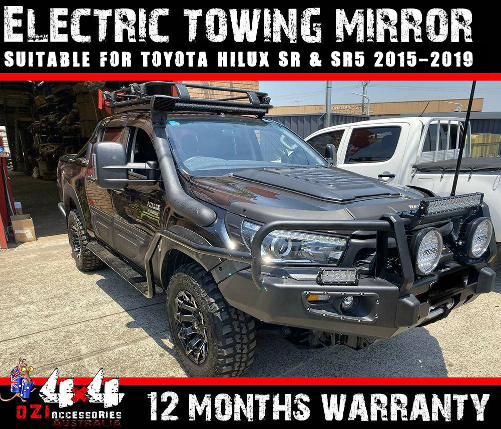 Extendable Towing Mirror Suitable for Toyota Hilux 2015-2020+ (Blinker) - Image 9