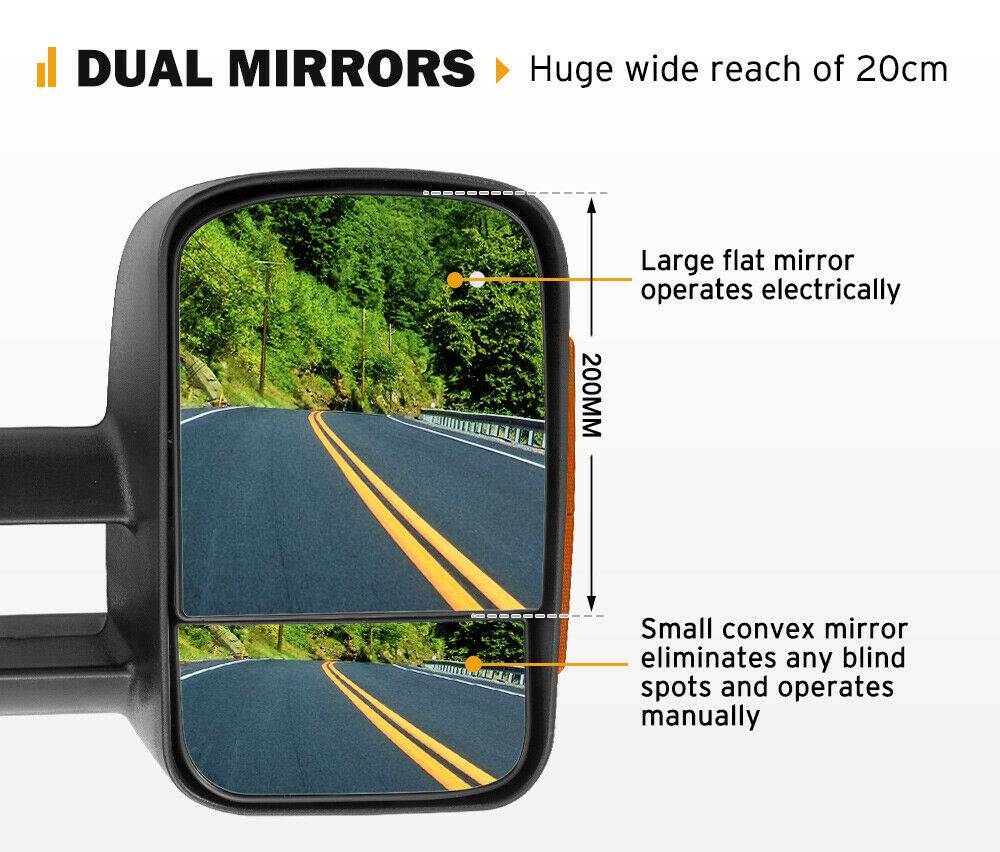 Extendable Towing Mirror Suitable For Toyota Land Cruiser 100/105 Series 1998-2007 Blinker (Online Only) - Image 25
