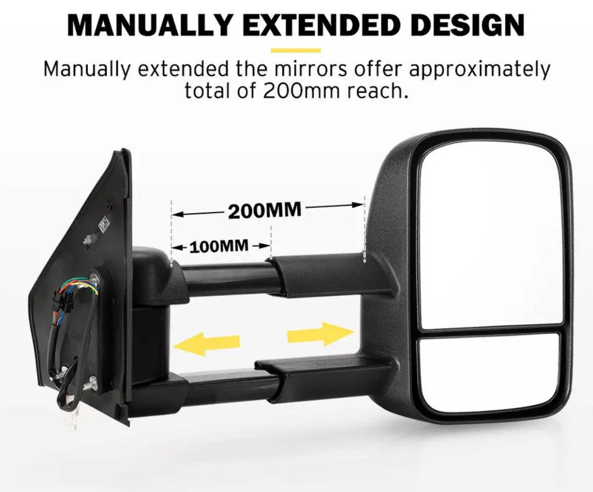 Extendable Towing Mirror Suitable For Toyota Land Cruiser 100/105 Series 1998-2007 Blinker (Online Only) - Image 6